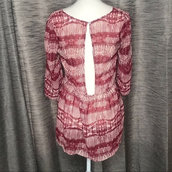 CHARMING CHARLIE SMALL BLOUSE PINK and CREAM - Picture 3 of 7